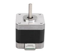 Dpofirs 3D Printer Stepper Motor High Torsion 42-40 1.5A 2 Phase 1.8° Step Angle Replacement for I3 Mega PRO XYE Axis Metal Color
