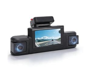 Dpofirs 4 Channel Dash Cam 360° View, 1080P Front and Rear Inside, Dash Camera for Cars, 2.4G/5G WiFi & APP Control, G-Sensor, Parking Mode, Loop Recording