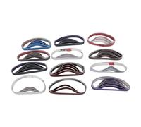 Dpofirs 60 Pcs Sanding Belts 13x305mm, 80-5000 Grit | Multi-material sanding, aluminum oxide, fits belt sander