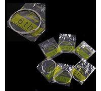 Dpofirs 6Pcs 150 150XL / .009in Electric Guitar Strings Set for Beginners with Pure Light Gauge