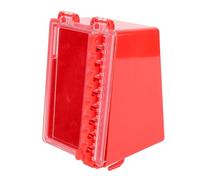 Dpofirs 8 Digit Lock Key Box with Transparent Panel for Clear Key Status Monitoring, Suitable for Safe Locking Procedures in Factories, ABS Engineering Plastic