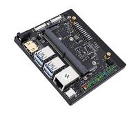 Dpofirs AI Development Board Carrier Board, AI Development Module for Orin Nano for Orin NX, 5* USB Ports, 2* M.2 Key M Slots, 1* Key E Slot