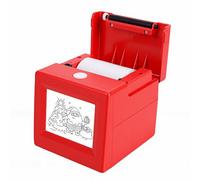Dpofirs AI Sticker Printer, Bluetooth Thermal Label Maker for Instant Printing, Portable Inkless Sticker Creator, with 4 Thermal Paper Rolls