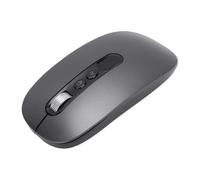 Dpofirs AI Voice Mouse, Wireless Bluetooth 2.4G Wired Translation Voice Typing Mice with OCR Screen Capture, Ergonomic Smart Mouse for PC Laptop (Black)