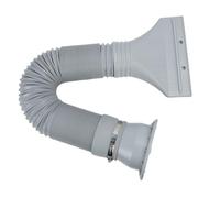 Dpofirs Airbrush Spray Booth Exhaust Extension Hose Kit, Durable Circulating Airflow for Construction Craft Projects, Hobby Airbrush Parts, ABS Quality