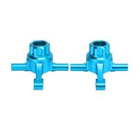 Dpofirs Aluminum Alloy Front Knuckle Arm Steering Cup, for TT02 1/10 RC Car Upgrade Parts (Blue)