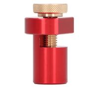 Dpofirs Aluminum Alloy Table Stop Bench Dog with Thumb Screw, Practical Workbench Clamp for Woodworking Projects (Red)