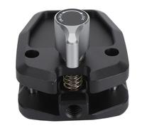 Dpofirs Assembly of the Camera of the Motorcycle Windshield, Support for Clamp/Holder the Motorcycle Windshield Prevent the Rolling Aluminum Alloy At 180 Degrees for an X2 per Action 4