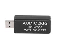 Dpofirs AUDIO2RIG USB Isolation Module Compact Installation Customizable Connection for Radio Communication Enthusiasts ABS Material