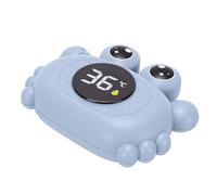 Dpofirs Baby Bath Thermometer IP67, Auto Power On/Off, Temperature Alert for Safe Bath Water - Accurate Readings for Baby Pool & Bathtub, Cute Design (Blue)