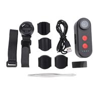 Dpofirs Bike Camera with Tail Light, Cycling Dash Cam, 6 Flash Modes, 512GB Expandable, Front & Rear Mount, IPX6 Water Proof, 5000mAh, Lock Emergency Video