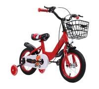 Dpofirs Bike for 3 to 10 Years Old, 14 16 Inch Kids Bike Adjustable with Training Wheels and Basket for Boys Girls, Iron Children Bicycles for Outdoor Riding (16in)