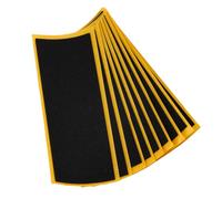 Dpofirs Black Fingerboard Grip Tape Strong Adhesive Non Slip Mini Grip 5 Sets X 10PCS for Finger Skaters PU Foam