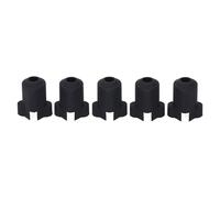 Dpofirs Black Silicone Sock Covers for 3D Printer Hotend, High Elasticity Heat Resistant Heater Block Sleeves, Prevent Scalding and Maintain Stable Temperature, Compatible with Multiple Models, 5 Pcs
