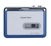 Dpofirs Bluetooth Cassette Player with Auto Reverse Function | Bluetooth 4.2 technology,Multiple power supply options,Headphone jack,Compact design