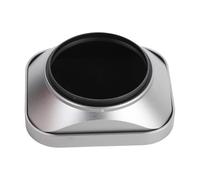 Dpofirs Camera Lens Hood, Square Metal Anti Glare Hood w Flash Compatibility, Aluminum Alloy Scratch Protection Precise Fit (Silver #21)