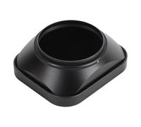 Dpofirs Camera Lens Hood, Square Metal Anti Glare Hood w Flash Compatibility, Aluminum Alloy Scratch Protection Precise Fit (Black #13)