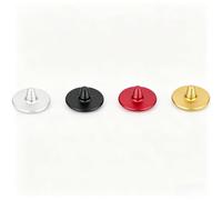 Dpofirs Camera Soft Shutter Release Button, 4 Pcs Camera Shutter Button Accessories Aluminium Alloy with Multiple Colors, Compatible for Various Cameras (convex surface)