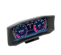 Dpofirs Car HUD Display Accurate GPS Inclinometer Accelerometer Digital Vehicle Head Up Speedometer with OBD II Plug and Play Auto Brightness