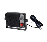 Dpofirs Car Radio External Speaker with 3.5mm Plug | Universal 3.5mm Audio Output, Compact Rectangular Body, CB Ham Transceiver, ABS Metal Construction, 1.5W 8 Ohm, Easy Mount