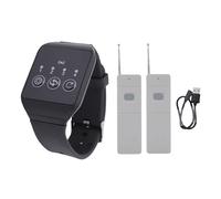 Dpofirs Caregiver Pager Wireless Call Button Nurse Alert System for Home, Elderly, Restaurant, 1 Watch Receiver, 2 Buttons Transmitters