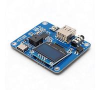 Dpofirs CW Keyer, Morse Code Keyer with Real Time OLED Display, USB Keyboard Input, Adjustable Speed WPM, A B Transmission Modes, and Built in Buzzer, for Amateur Radio Ham Radio