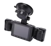 Dpofirs Dash Cam Front and Rear Inside, 4 Channel Car Camera with 1080P 360 Degree Loop Recording and 2.4 Inch Screen for Front Rear Inside Vehicle Monitoring