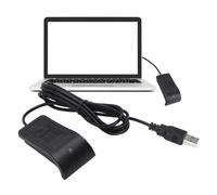 Dpofirs Desktop USB Fingerprint Reader, 360 Degree Touch Biometric Fingerprint Scanner PC Dongle for Wins 10 11 for Android for Linux, Plug and Play