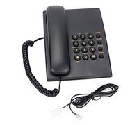 Dpofirs Desktop Wired Phone, the Last Number for Home for the Hotel Desktop Cable Phone (Black)