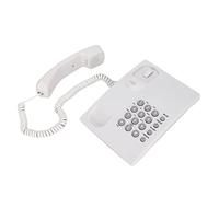 Dpofirs Desktop Wired Phone, the Last Number for Home for the Hotel Desktop Cable Phone (White)