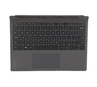 Dpofirs Detachablelatitude 7320 Keyboard, PU Leather 7310 Seamless Connection Backlighting Laptop Keyboard with Touchpad
