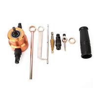 Dpofirs Double Head Sheet Metal Cutter, 360 Degree Rotating Nibbler Attachment with Ergonomic Handle for Car Repair Cutting