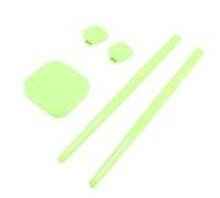 Dpofirs Electric Air Drum Set, RGB Light Effect Immersive 8 Sounds Lifelike Virtual Drumsticks Kit 3D Motion Sensing with Pedals for Home Party for Adults Kids (Green)