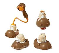 Dpofirs Electric Spray Bath Toy Cute Bear Design with Various Patterns, 3 Speed Water for Infants Toddlers Pool Bathroom, Plastic Material (Deluxe Edition)