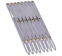 Dpofirs Expanding Aluminum Sewing Gauge - Quilting Button Tool, Equal Space Divider for Craft Pleat and Button Spacing