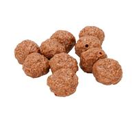 Dpofirs Fake Meatball Model, 10PCS Lifelike Simulation Beef Balls Artificial Food Prop for Kitchen Decor Photography Styling Kids Play Teaching Tool