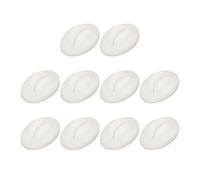 Dpofirs Fashionable Open Mouth Silicone Lip Model,10PCS 3D Fake Lips for Semi Permanent Training,Novice Embroiderer Practice Tool,Teeth Shape (Semi Transparent White)