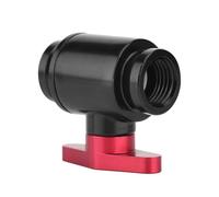Dpofirs G1 / 4 Reliable Blackwater Ball Valve with Handle, Precise Wire Stop Valve for the Computer Water Cooling System (Red switch)