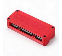 Dpofirs Game Card Burner, USB Cartridge Reader Writer for ChisFlash MBC5 Plus MAX V1.1 and TicKnot GBC GBA RTC Cartridges with ROM Save Backup RAM Verification (Red)