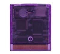Dpofirs Gameboy Game Card, Multi Game Cartridge with 8GB Memory Card and Mapper Support for GB GBC GBA GBA SP Super Gameboy 1/2 (Transparent Purple)