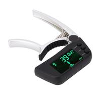 Dpofirs Guitar Tuner High Performance Digital Tuning for Acoustic Electric Classical Guitars Ukulele, Alloy Plastic, 4.4 X 2. Inch, Clamp/Holder On Guitar for Various Performances