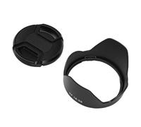 Dpofirs Hood and Cap Set, Minimizes Flare and Reflections, with 58mm Cover, for 18-55mm F2.8-4 R LM OIS Lens