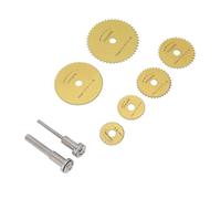 Dpofirs HSS Cutting Disc Set Durable High Speed Steel for Fast and Smoothly Cutting for Medium Hard Metals Ideal for Wood Metal Steel Gold