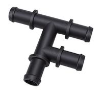 Dpofirs HVAC Heater Core Water Tube 4 Way Tee Connector, Heater Hose Connector Replacement for 150 250 350 350HD 2020 2021 2022 2023 2024, LK4Z 18B402 E