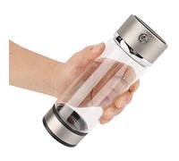 Dpofirs Hydrogen Water Bottle Generator, Portable Hydrogen Ionized Water Bottle, USB Charging Rich Hydrogen Water Purifier Filter Glass Bottle Portable Lonizer Cup