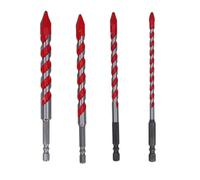 Dpofirs Industrial Grade Eccentric Drill Bit Set High Efficiency for Professional Contractors Concrete Masonry Glass 150mm Hex Shank