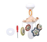 Dpofirs Infant Crib Mobile with BT Music Player and Rotating Hanging Toys Perfect for Creating a Calming Nursery Space for Babies (TM188)