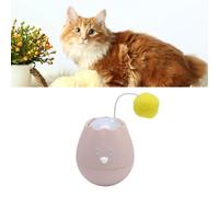 Dpofirs Interactive Cat Ball Toy, Self Rolling Ball, Automatic Moving Rolling Ball, Cat Automatic Toy Ball, for Bored Indoor Cat Chasing (rose)