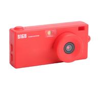 Dpofirs Keychain Digital Camera Tiny Retro 2K 12MP Pocket Video Recorder 1.47 Inch Screen for Travelers and Hobbyists Black / 1.1x0.75in (Red)