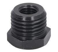 Dpofirs Lathe Headstock Spindle Adapter Durable Alloy Steel Chuck Adapter for Wood Turning, Drilling, 33mm Male 18mm Female Thread, 2.5mm Pitch, Black for Woodworkers